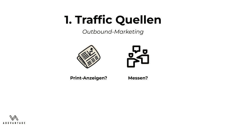Traffic-Quellen Outbound-Marketing