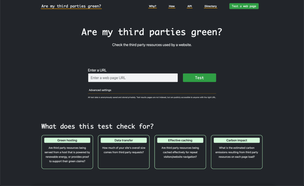 Are my third parties green