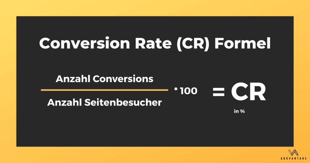 Conversion Rate berechnen Formel